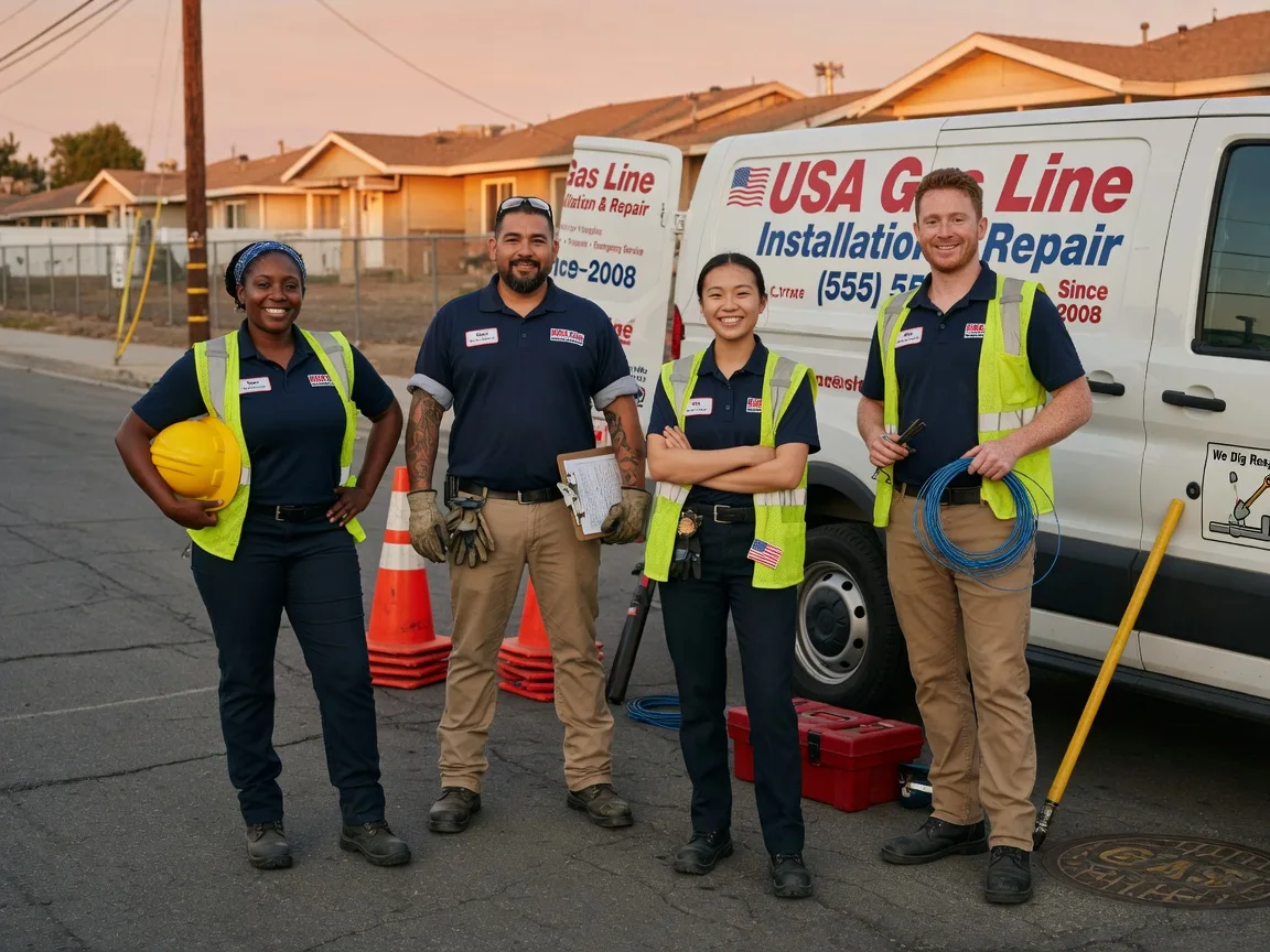 Gas Line Installation company in Bone Gap, IL